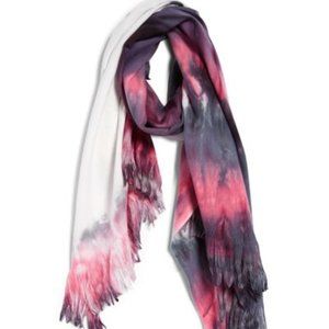 BP By Nordstrom | Pnk, Gray & Wht Tie Dye Pasmina